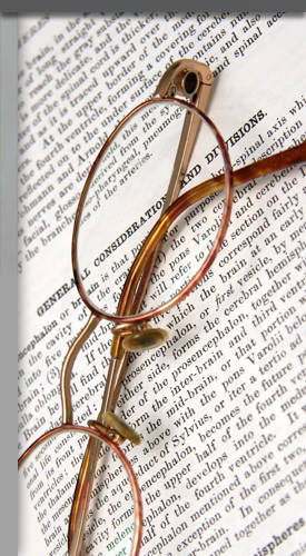 A pair of glasses